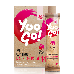 Напиток Weight Control (малина-гранат) — Yoo Go