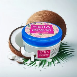 Універсальний крем для обличчя та тіла Hera з кокосовою олією та маслом ши