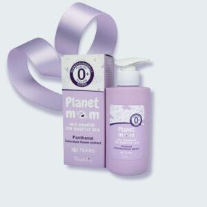 Дитячий м’який шампунь для чутливої шкіри Planet mom з пантенолом