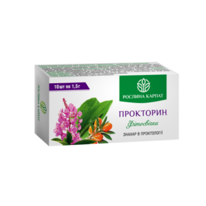 ФІТОСВІЧКИ ПРОКТОРИН 10 ШТ