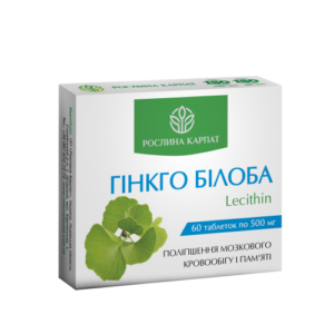 ГІНКГО БІЛОБА LECITHIN 60 ТАБ
