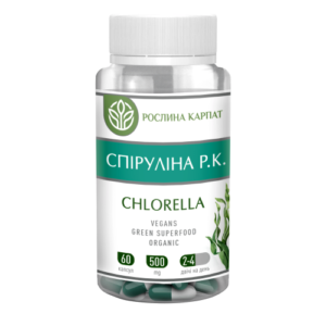 СПІРУЛІНА Р.К. CHLORELLA 60 КАП.